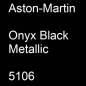 Preview: Aston-Martin, Onyx Black Metallic, 5106.